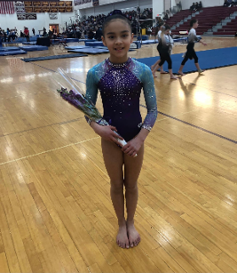 Isabel at her Level 6 State Meet 2020